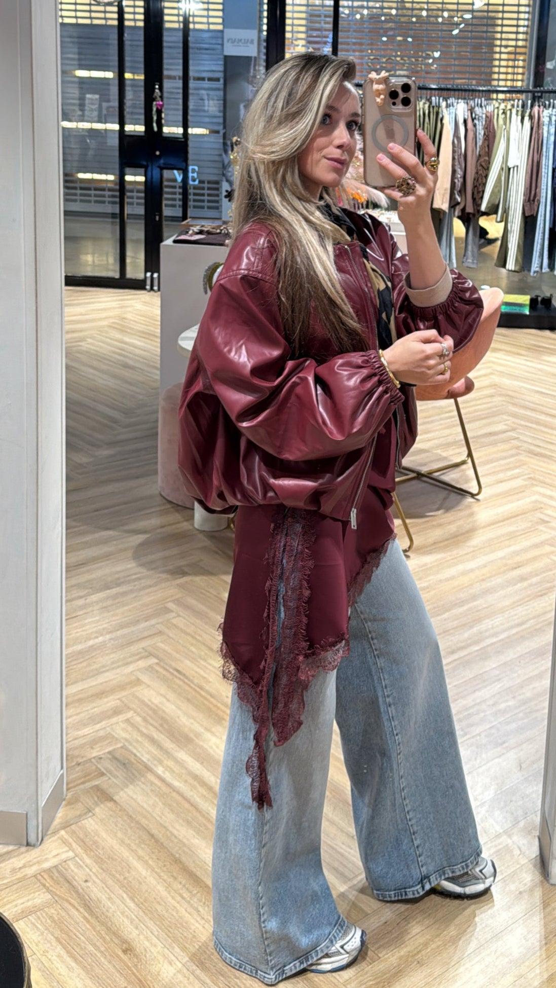 Lace top - Bordeaux