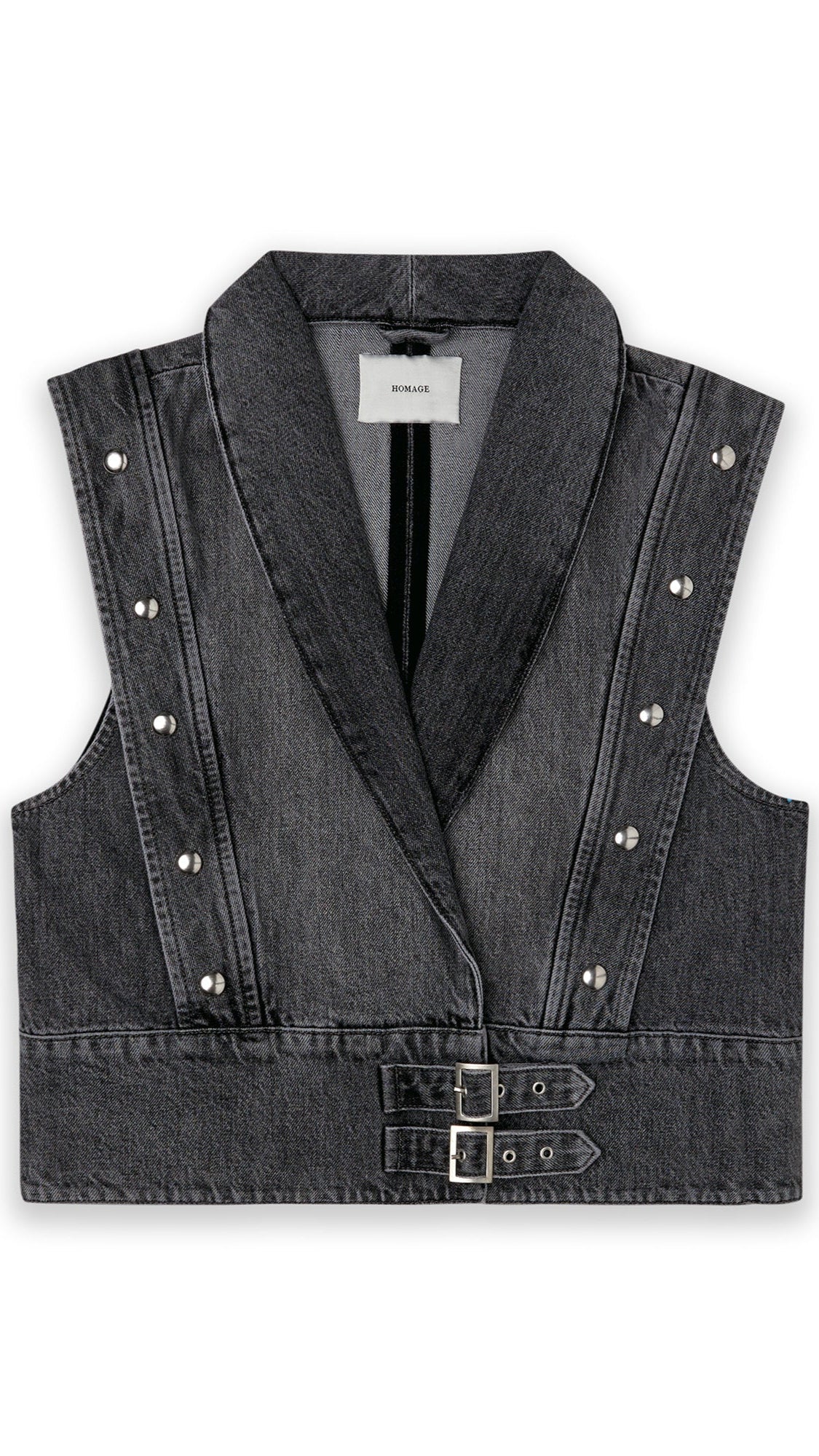 Homage - Waistcoat With Belt and Studs