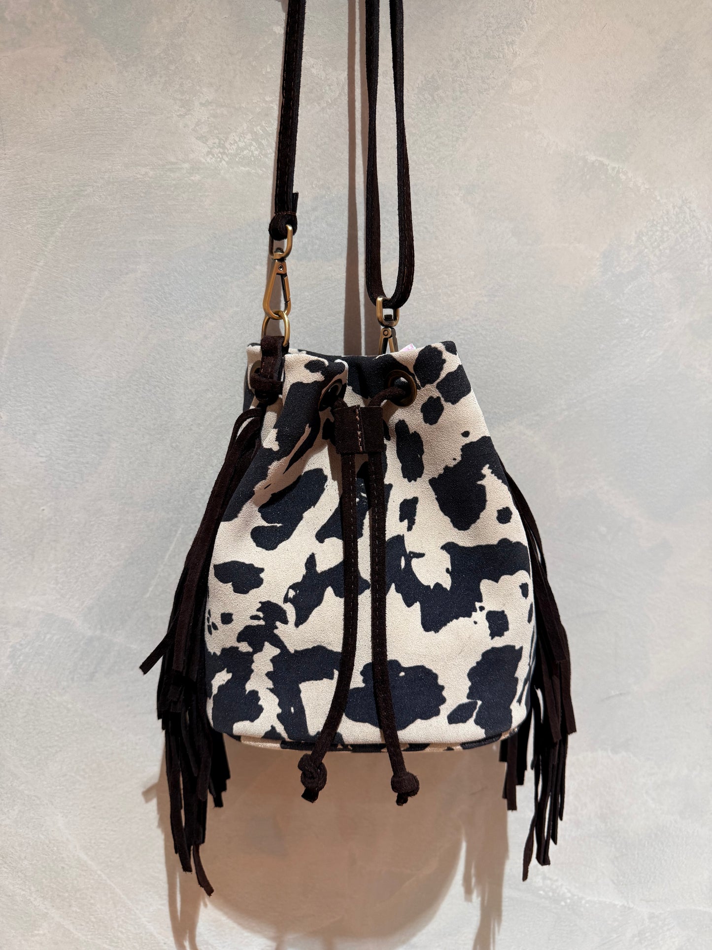 Leather shoulder bag - cow