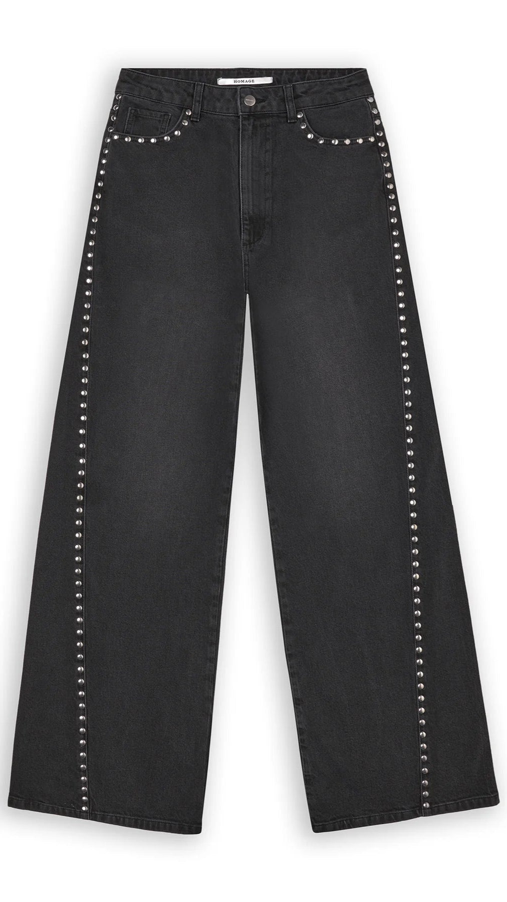 Homage - Palazzo Jeans With Studs