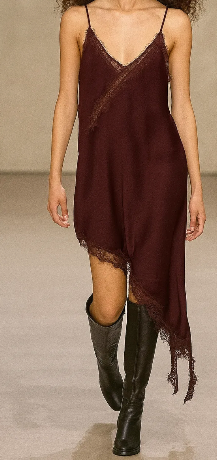 Lace top - Bordeaux