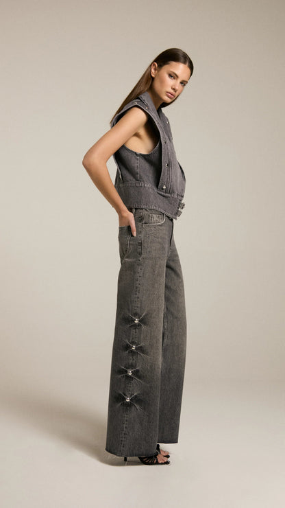 Homage - Waistcoat With Belt and Studs