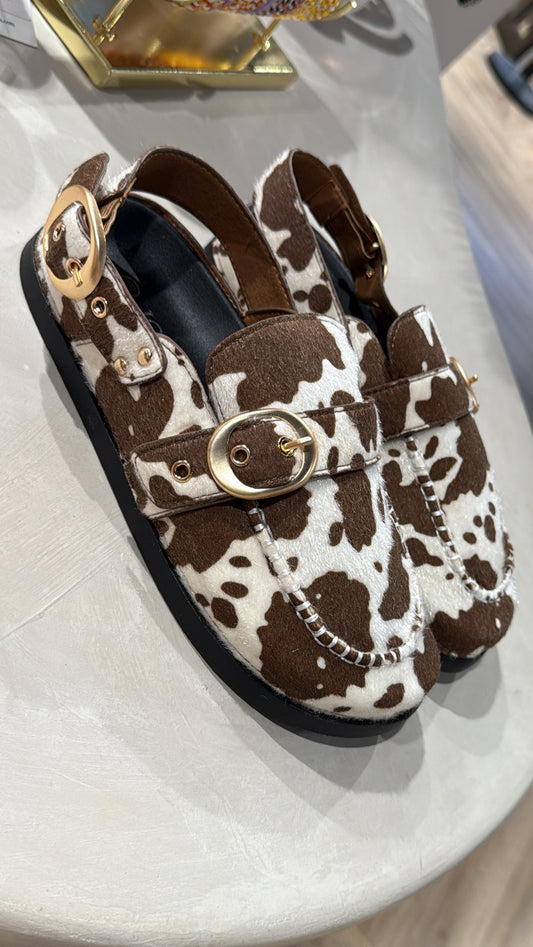 Instappers gesp - Cow print