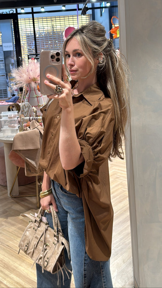 Blouse katoen - Korte mouw