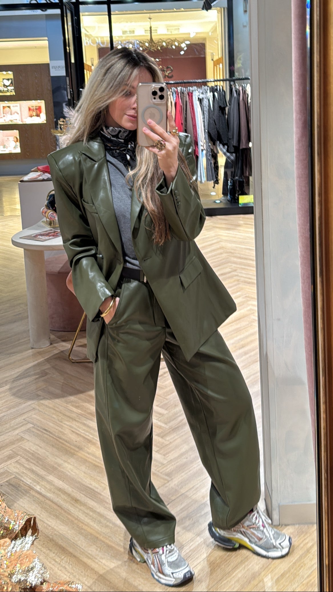 Pu pants - straight fit