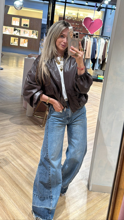 Bomber jacket - Bruin