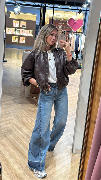 Bomber jacket - Bruin
