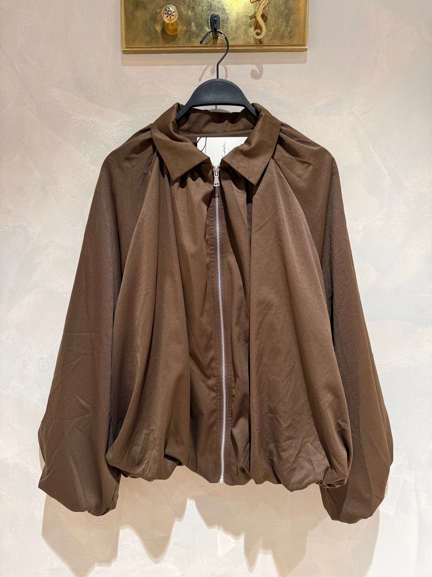 Oversized jacket - Brown