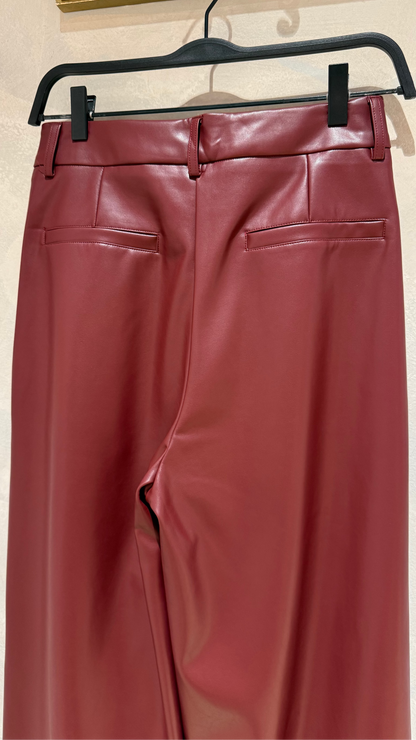 Pu pantalon - Bordeaux