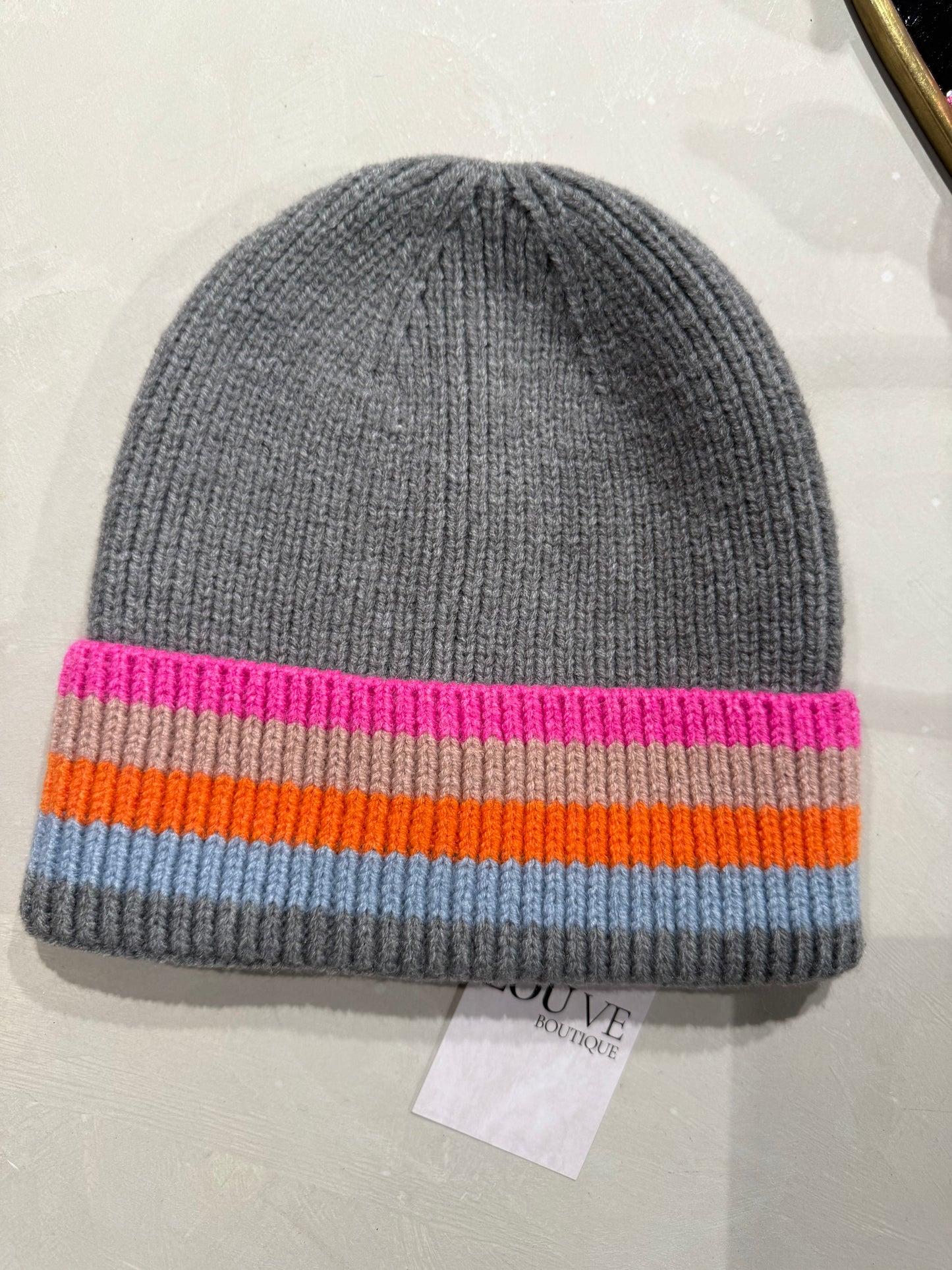 Beanie grijs