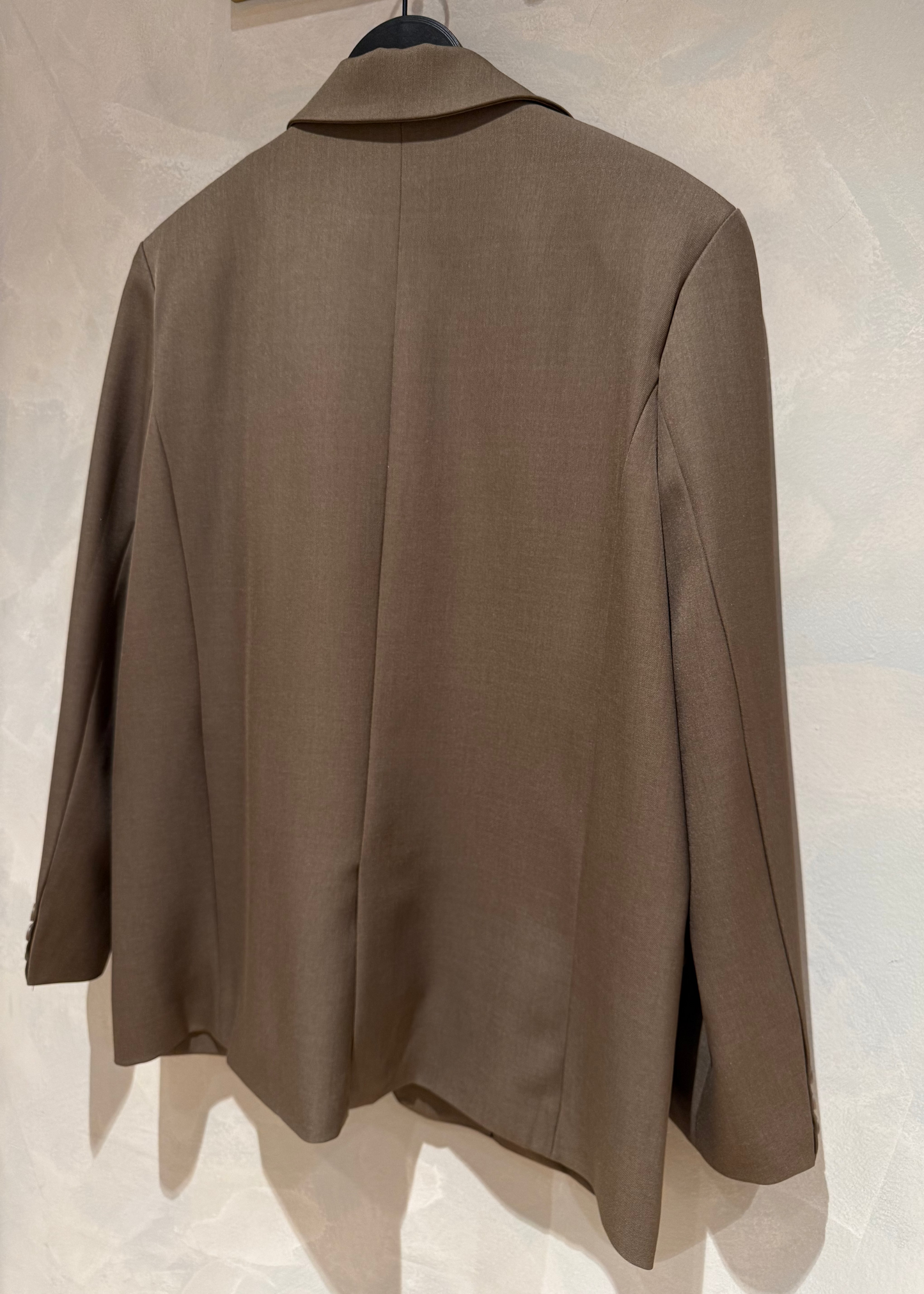 Straight blazer - brown