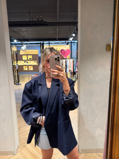 Oversized blazer - Navy